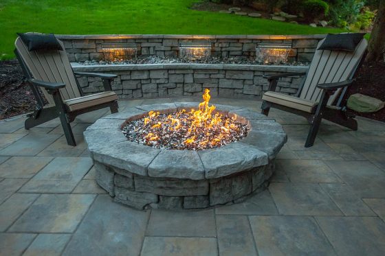 Triple Threat Gas Fire Pit