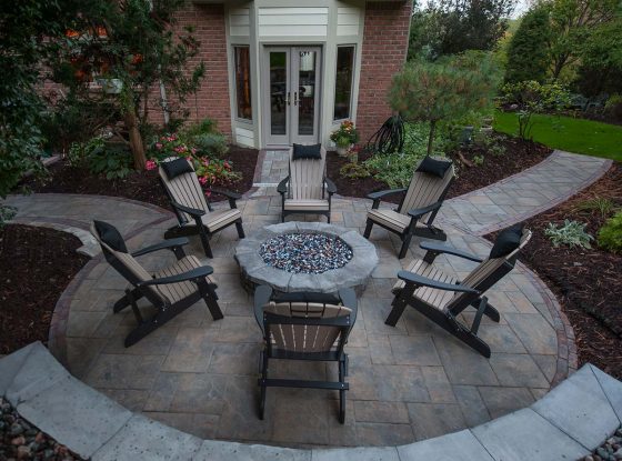 Stone Paver Fire Pit